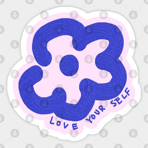 love yourself Sticker by zzzozzo